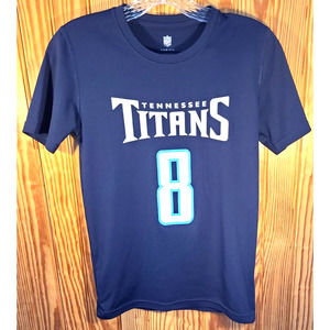NFL T-shirt Tennessee Titans Marcus Mariota Kids Medium Size 10/12